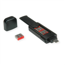 ROLINE 11.02.8330 заглушка для порта Ключ блокиратора порта USB тип-A Черный Пластик