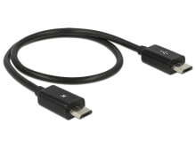DeLOCK 83570 USB кабель 0,3 m 2.0 USB B Черный