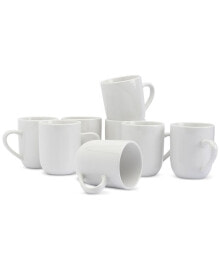 Studio TU ceramic 11.5 oz. Coupe Mug, Set of 8