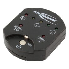 Аксессуары для автомобильной аудиотехники Ansmann 1900-0035 тестер аккумуляторных батарей Черный