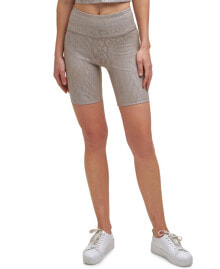 Calvin Klein Performance 275972 Women's Printed Bike Shorts, Size Large