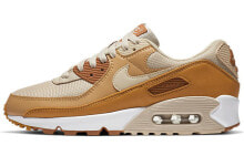 Nike Air Max 90 低帮 跑步鞋 女款 米棕 / Кроссовки Nike Air Max 90 CZ3950-101