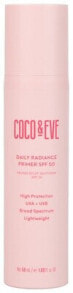 Купить средства для загара и защиты от солнца Coco & Eve: Daily Radiance Primer SPF50