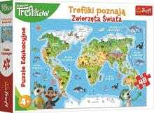 Детские развивающие пазлы Trefl Puzzle Edukacyjne Trefliki poznają zwierzęta
