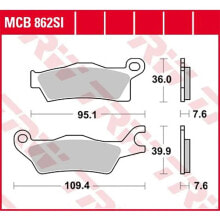 TRW Offroad Can Am Maverick Turbo 900 EFI 4X4 X3 DPS 18 Sintered Brake Pads