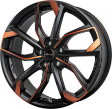 Колесный диск литой RC-Design RC34 black orange matt 8x19 ET50 - LK5/112 ML57.1