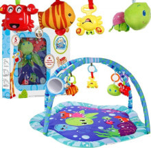 Детский обучающий коврик Hanks Kids HK-M4 Океан, с арками и 5 игрушками