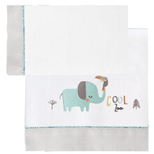 BIMBIDREAMS Cool Zoo 3 Pieces Set Sheets For Maxi 80X140 Cm