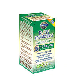 Пребиотики и пробиотики garden of Life RAW Probiotics Colon Care Ежедневные пробиотики для облегчения эпизодических расстройств желудочно-кишечного тракта 33 штамма 50 млрд КОЕ 30 веганских капсул