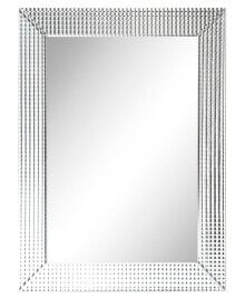 Solid Wood Frame Covered with Beveled Prism Mirror - 40