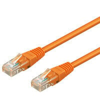 Кабели и разъемы для аудио- и видеотехники goobay 15m 2xRJ-45 Cable сетевой кабель Оранжевый 95224
