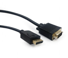 Gembird CCP-DPM-VGAM-6 кабельный разъем/переходник DisplayPort VGA Черный