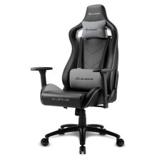 Универсальное игровое кресло Мягкое сиденье Черный, Серый Sharkoon Elbrus 2 4044951027651