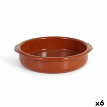 Saucepan Azofra Baked clay 26 x 24,5 x 6 cm (6 Units)