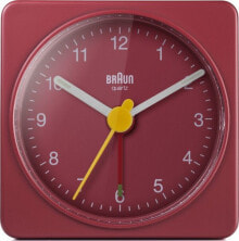 Braun BC 02 R quartz alarm clock red (67081)