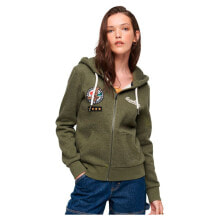 SUPERDRY Custom Embellished Full Zip Sweatshirt