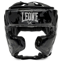 Шлемы для ММА шлем защитный Leone1947 Camoblack Head Gear With Cheek Protector