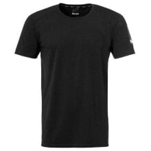 Мужские спортивные футболки Мужская спортивная футболка черная KEMPA Status Short Sleeve T-Shirt