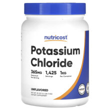 Potassium Chloride, Unflavored, 365 mg, 2.2 lbs (1 kg)