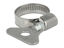 Delock 19576 - Butterfly clamp - Stainless steel - Metal - Polybag - 1.6 cm - 2.5 cm