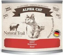 Купить влажные корма для кошек Natural Trail: Natural Trail Natural Trail Alpha Beef Wołowina Bezzbożowa 200 g