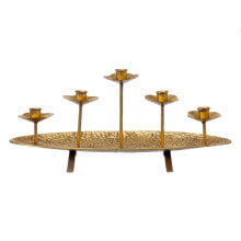 Candleholder 50,5 x 17,5 x 21 cm Golden Metal