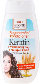 Regenerierende Haarspülung mit Keratin und Panthenol - Bione Cosmetics Keratin + Grain Sprouts Oil Regenerative Conditioner