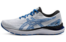 Asics Gel-Cumulus 23 舒适 透气 低帮 跑步鞋 男款 白蓝 / Кроссовки Asics Gel-Cumulus 23 1011B424-100