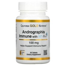 Ayurveda california Gold Nutrition, Andrographis Immune with AP-BIO, 100 mg, 30 Tablets