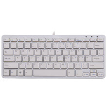 Клавиатуры R-Go Tools RGOECUKW клавиатура USB QWERTY Британский английский Белый