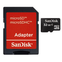 Memory cards microSDHC 32GB - 32 GB - MicroSDHC - Class 4 - Black