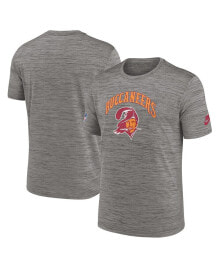 Nike men's Heather Charcoal Tampa Bay Buccaneers Throwback Sideline Performance T-shirt