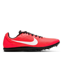 Мужская спортивная обувь для бега Мужские кроссовки спортивные для бега красные текстильные низкие Nike Zoom Rival D 10 U