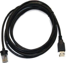 Кабели и разъемы для аудио- и видеотехники honeywell 53-53809-N-3 USB кабель 2,9 m 2.0 USB A Черный