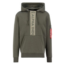 ALPHA INDUSTRIES Front Print Hoodie