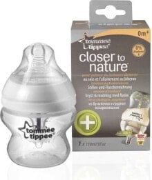 Бутылочки и ниблеры для малышей детская бутылочка Tommee Tippee стеклянная, 150 мл
