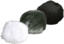 Игрушки для кошек trixie FUR BALLS WITH BELL 3cm 140pcs. - TX-4123