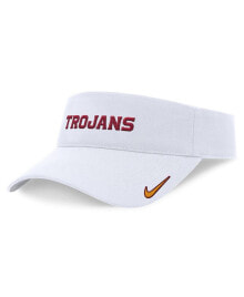 Nike men's and Women's White USC Trojans 2024 Sideline Fit Ace Visor