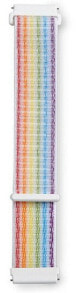 Ремешки и браслеты для часов provlékací řemínek pro Suunto 20 mm - Light Rainbow