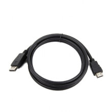 Компьютерные разъемы и переходники gembird CC-DP-HDMI-10M видео кабель адаптер HDMI Тип A (Стандарт) DisplayPort Черный