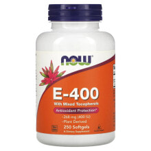 E-400 with Mixed Tocopherols, 268 mg (400 IU), 100 Softgels