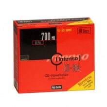 Диски и кассеты Intenso CD-RW 700MB / 80min, 12x 10 шт 2801622