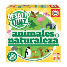 Настольные игры для компании EDUCA BORRAS Challenge Quiz Animals And Nature