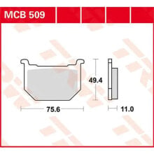 TRW Allround Organic Standard Suzuki Gn 250 82 Front Brake Pads