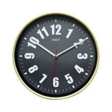 Настенное часы Versa Серый Пластик 4 x 30 x 30 cm