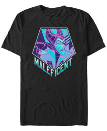 Disney Men's Sleeping Beauty Maleficent Pop Art, Short Sleeve T-Shirt