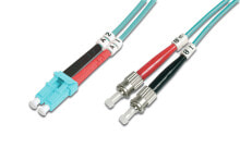 Кабели и разъемы для аудио- и видеотехники digitus DK-2531-02/3 волоконно-оптический кабель 2 m LC ST/BFOC Синий