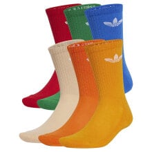 ADIDAS ORIGINALS Trefoil Cushion crew socks 6 pairs