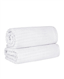 Superior soho Checkered Border Cotton 6 Piece Towel Set