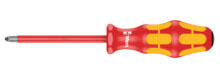 Wera 165 i PZ VDE. Width: 37 mm, Length: 20.5 cm, Height: 37 mm. Handle colour: Red/Yellow. Country of origin: Czech Republic
